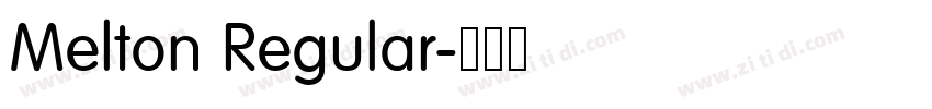 Melton Regular字体转换 Melton Regular字体转换